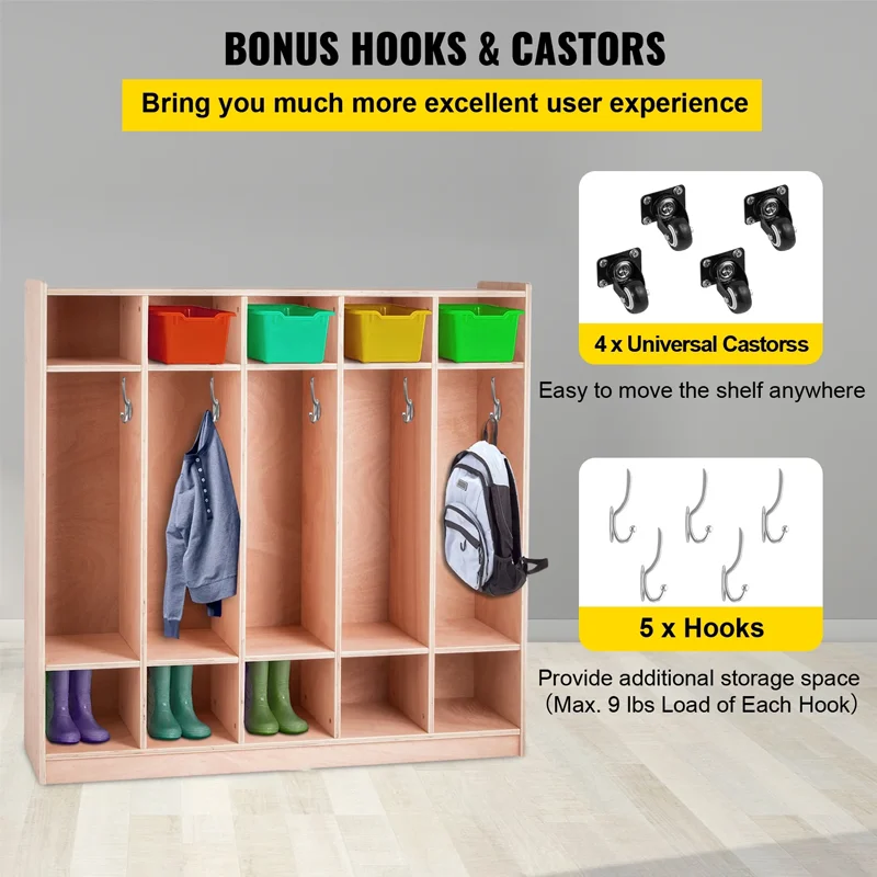 XIHA Baby Furniture Lockers and Cubbles Rack Drawer Toys Daycare Children Kids Cabinets for Kindergarten Use Nursery Preschool