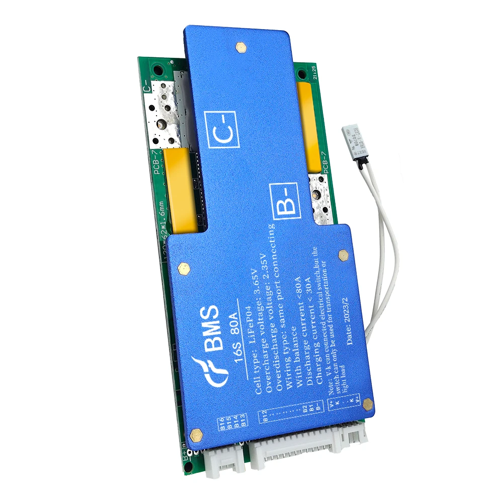 Литий-ионный аккумулятор Changfa 16S lifepo4 50 А/60 А/80 А 48 В с балансирующим контролем температуры