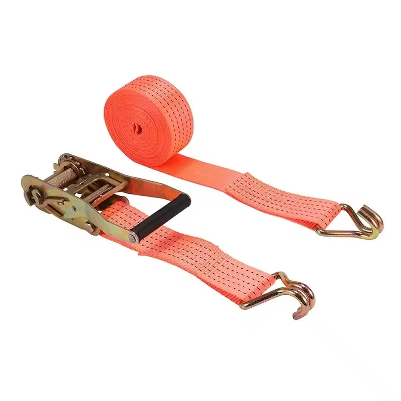 3Ton 2 inch tie down strap 50mm 10M ratchet  tie down lashing strap cargo lashing belt