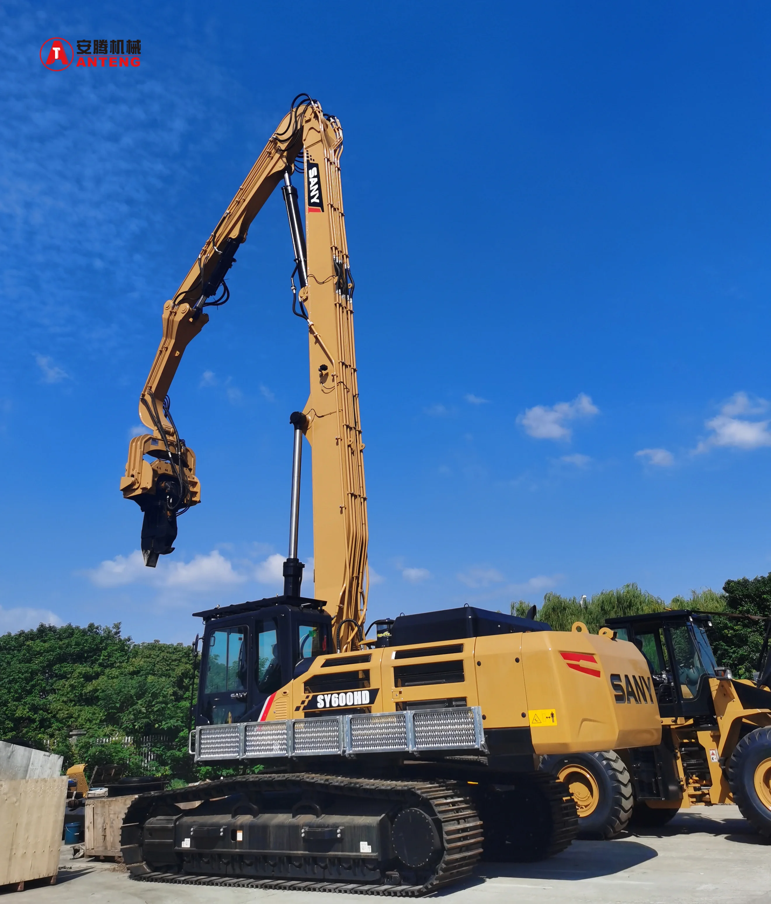 Excavator  Pile Driver V600 High Frequency Hydraulic Vibro Hammer