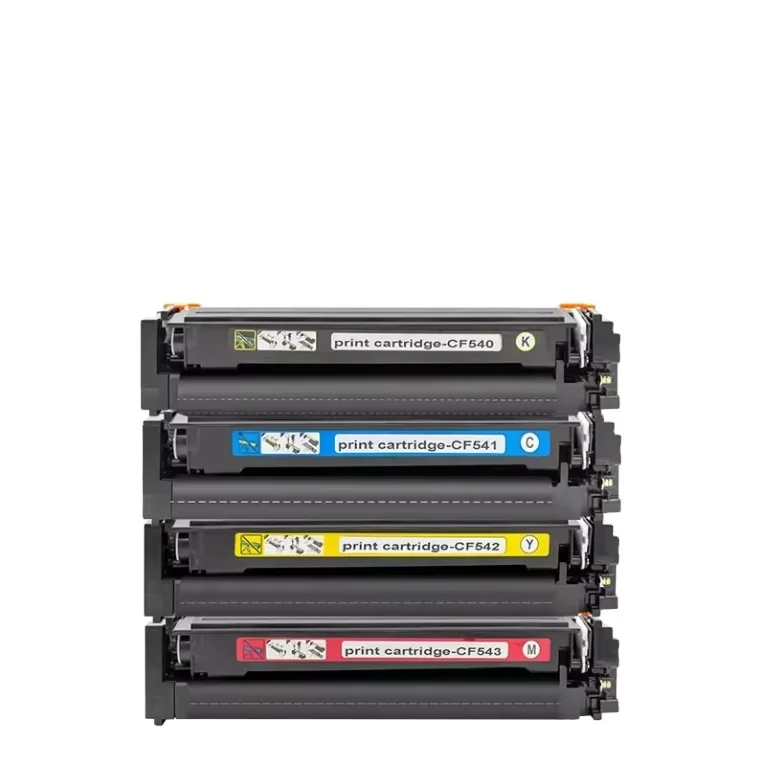 Совместимый картридж с тонером 203A CF540A CF541A CF542A CF543A для HP LaserJet Pro M254dn/254dw/254nw MFP M280nw/281cdw/281fdn