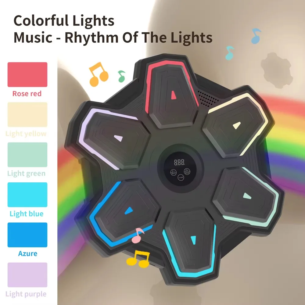 New Music Boxing Machine Boxing Target Support Bluetooth Music Wall-Mounted Hitting Fitness Entertainment