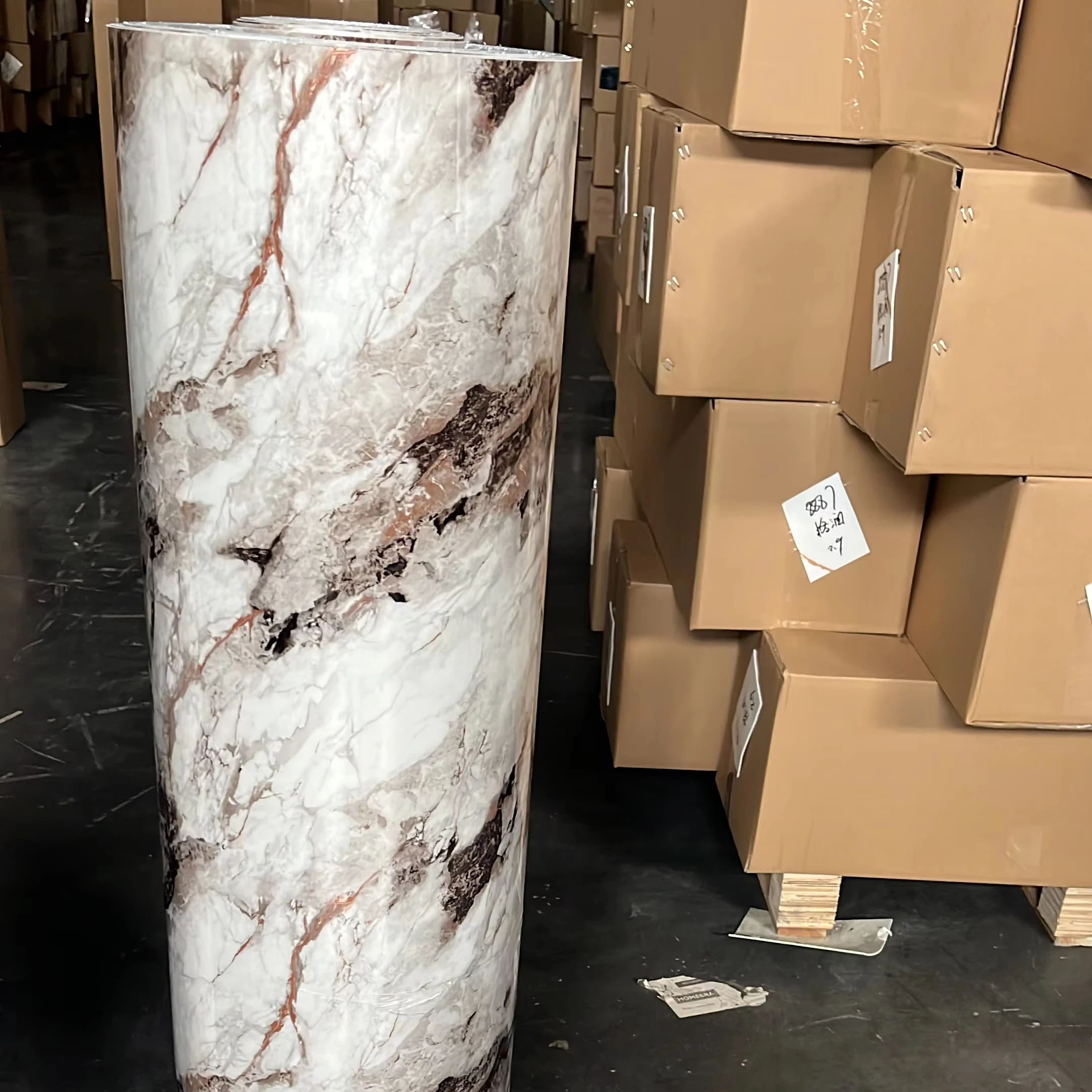 DIY Tile stickers  Self-adhesive  Home Decoration Cover ugly walls with Marble  Easy Clean   Marble wall sticker
