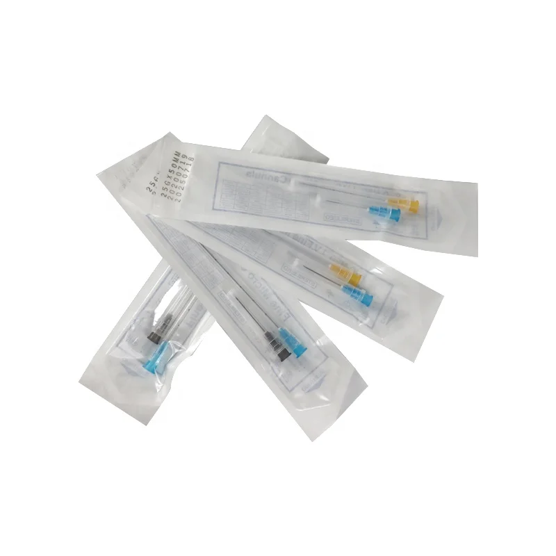 Micro Blunt Cannula Syringe Needle 25g 27g Blunt Tip Cannula
