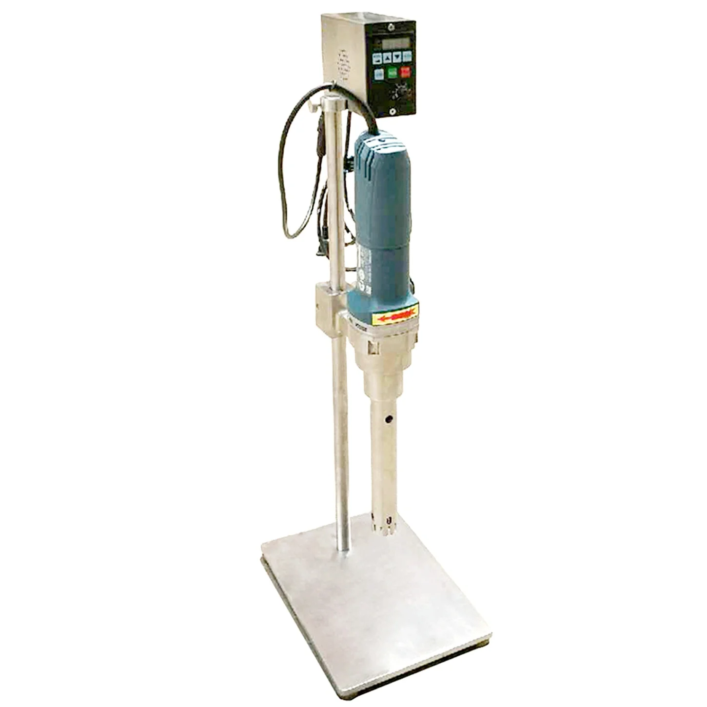 BOAO 0.2-20L Lab stainless steel Digital display  in line high shear Pneumatic Lifting Emulsifier mixer High speed Homogenizer