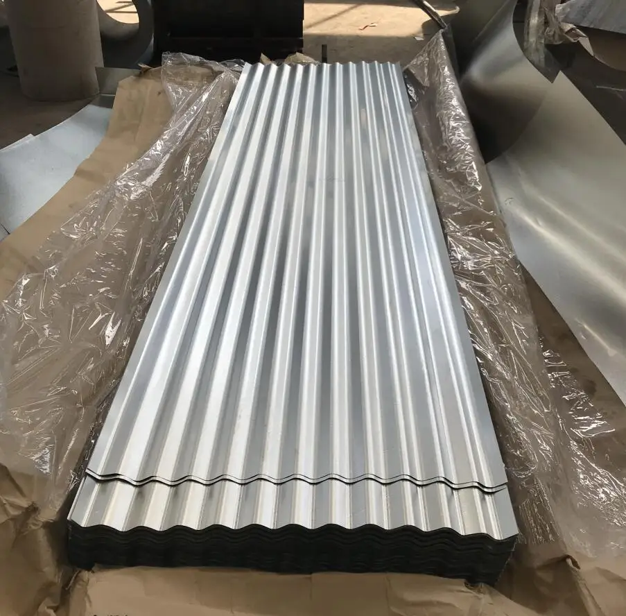 Оцинкованные гофрированные металлические кровельные листы для строительства корпуса