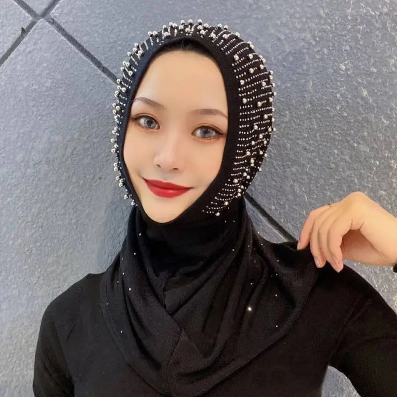 Women Lady Scarf Spring Summer Casual Turban Shawls Veil 7 Colors Polyester Muslim Hijab Headwraps Ethnic Scarves