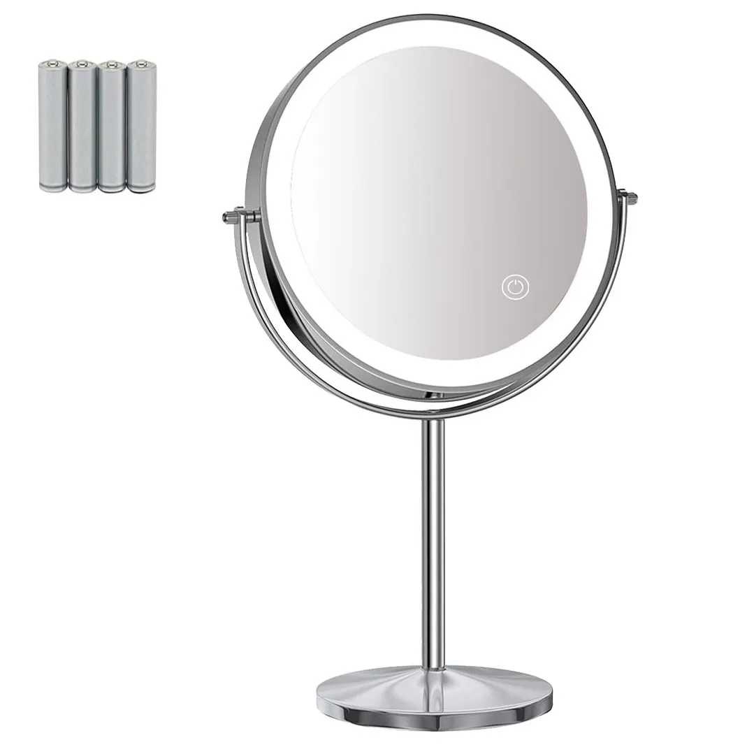 New makeup mirror 27 PCS LED Light Round Shape Mountable Illuminated Mirrors With 10 Times Magnification
