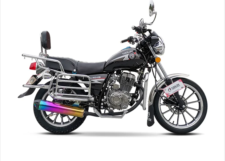 2022 New Design Motorcycle Gn 150cc Gasoline Low Fuel Consumption High Power touring  Motorcycle With Custom Muffler