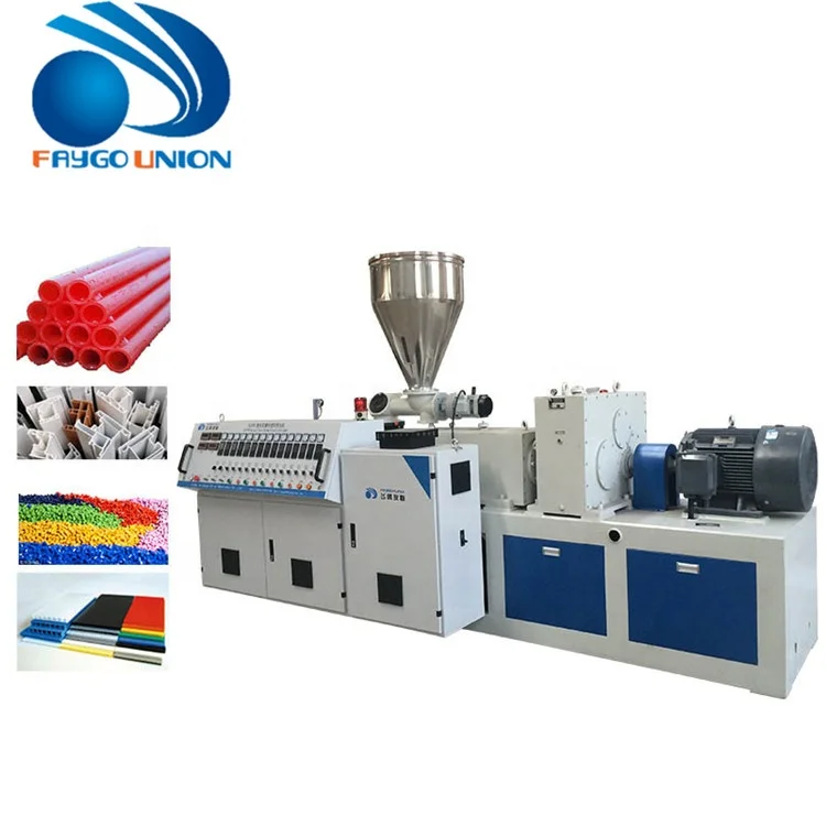 Plastic PP PET Sheet Side Feeder HDPE Tube PVC Edge Banding Extrusion Line Machinery Machine Price