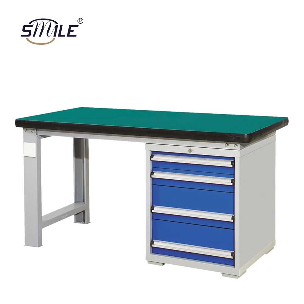 CHNSMILE custom sheet metal fabrication metal garage combination tool tables assemble heavy duty workbench for workshop