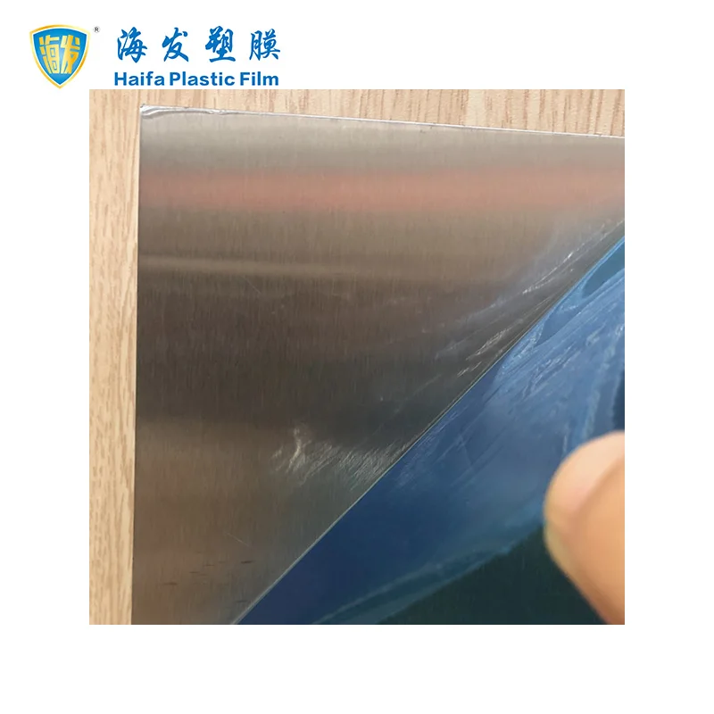 black and white pe protection film for stainless steel