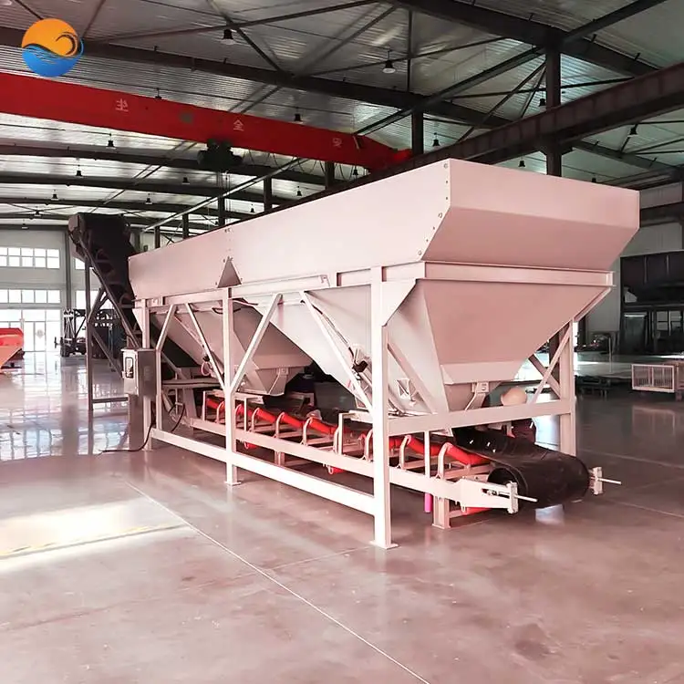 Automatic PLD 1600 accumulation weighing batcher concrete machine bins sand stone aggregate storage hopper