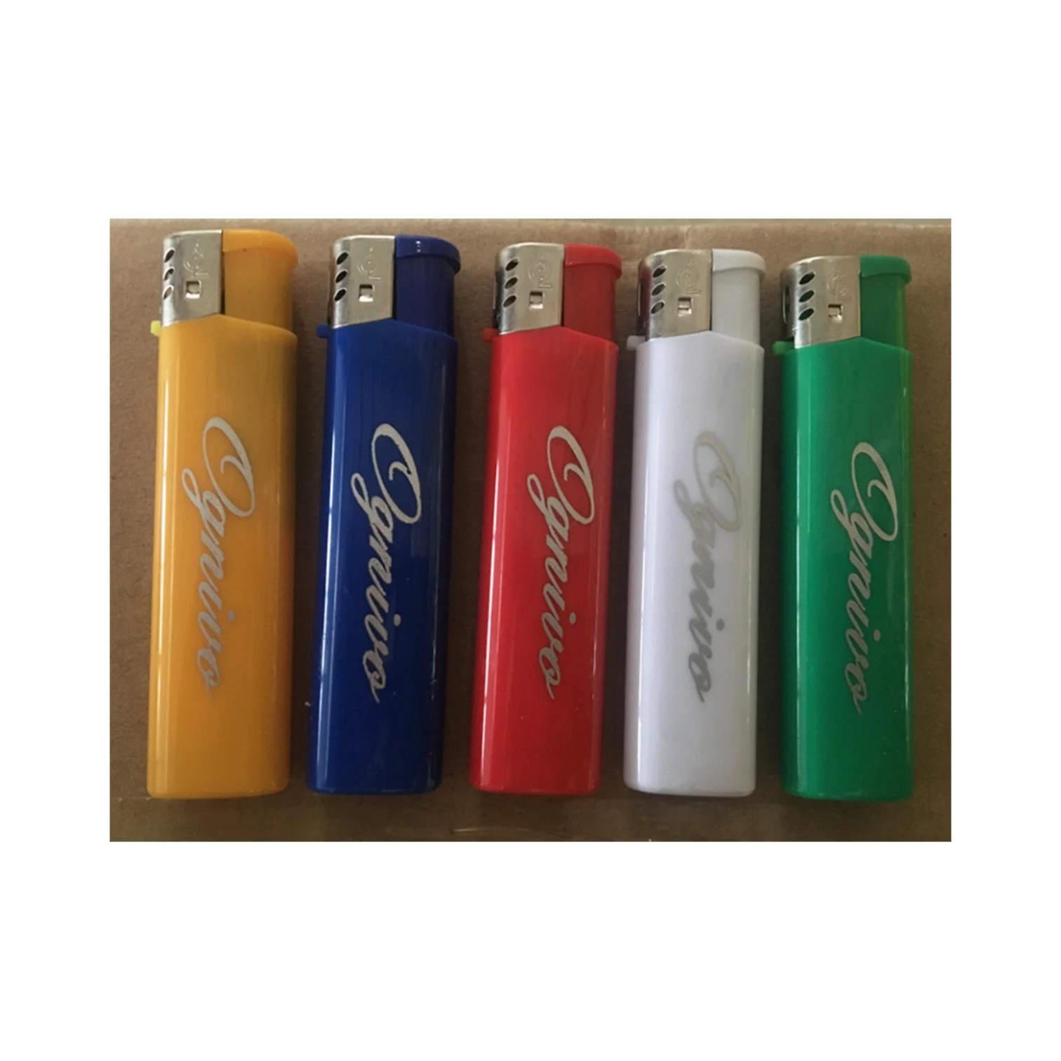 M6214 Simple Ordinary Lighter Disposable Solid Color Plastic Lighter