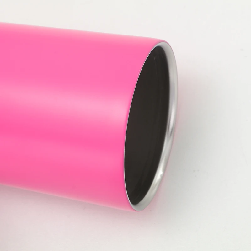 2021 New Custom thermos 20oz skinny straight vacuum tumbler double wall stainless steel travel mug with straw and lid for drinks