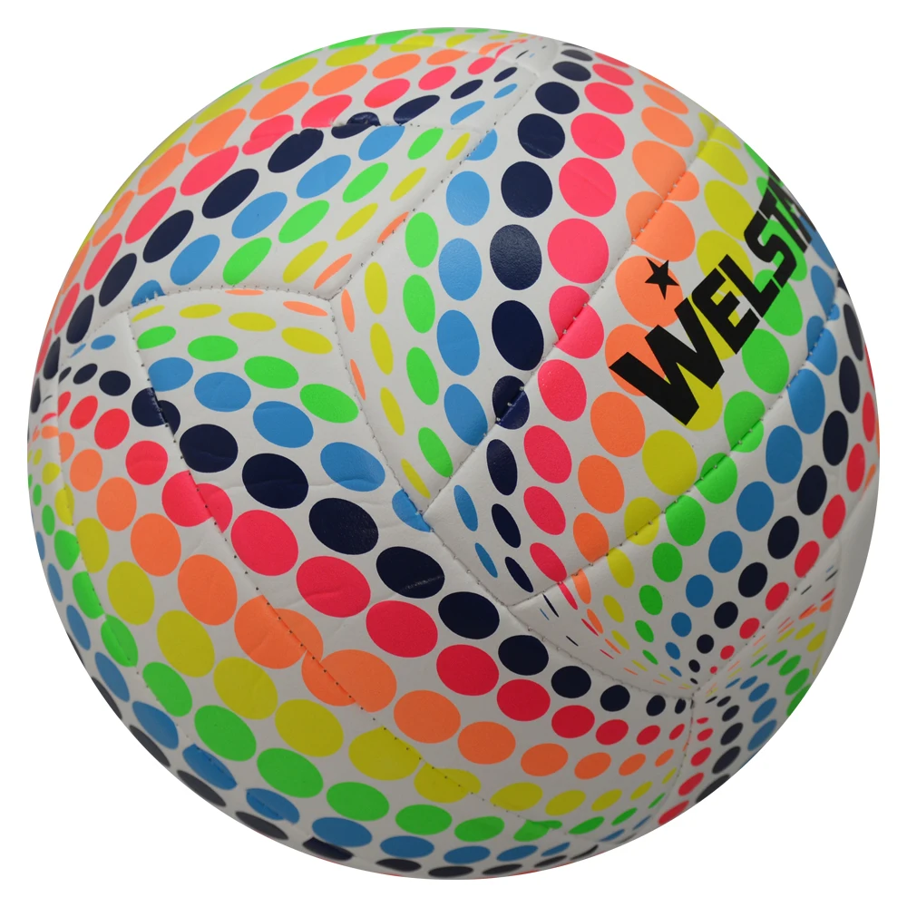 Leather Machine Volleyball Ball New Design Soft PVC Sewn Official Size 5 Colorful Children Tennis Girl Size 15 Rebolber 3 57