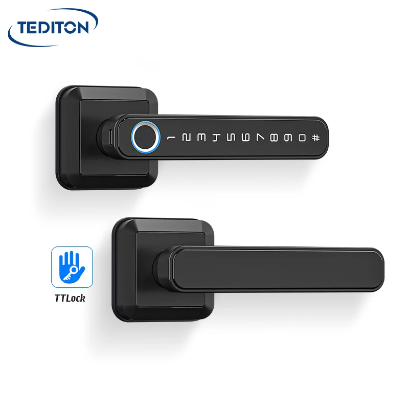 Tediton China Supply Safe Keyless TTlock Intelligent Electrical Portable Digital Furniture Biometric Fingerprint Smart Locks