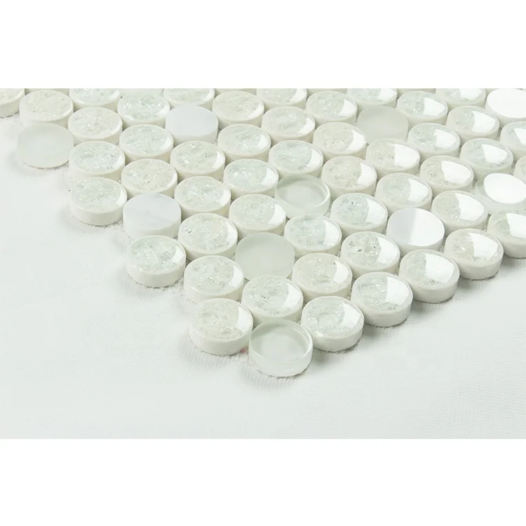 Foshan Supplier Building Material Fish Scale Mosaic Hexagon Tile Swimming Pool Mesh Stone Mosaic Tile