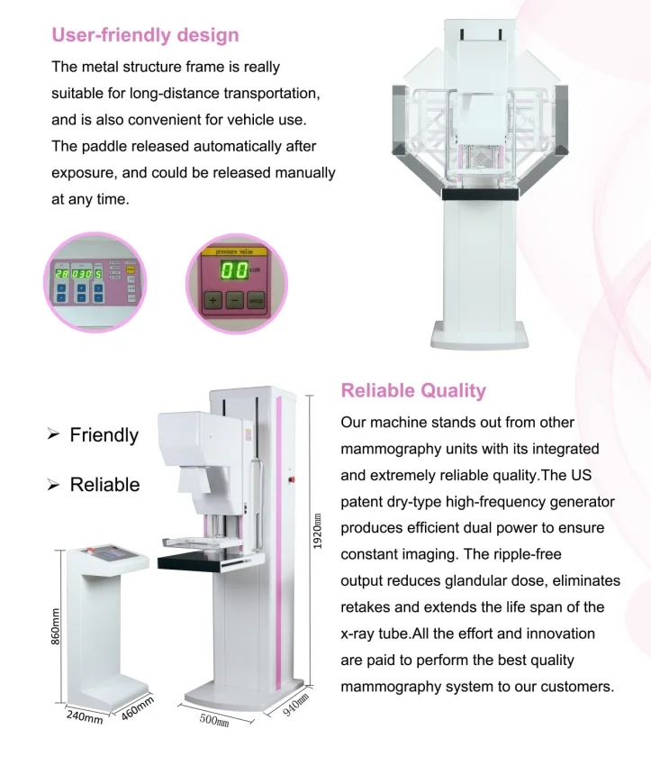 Analog Mammography System Mamografia Radiology Equipment  Digital Mammography System