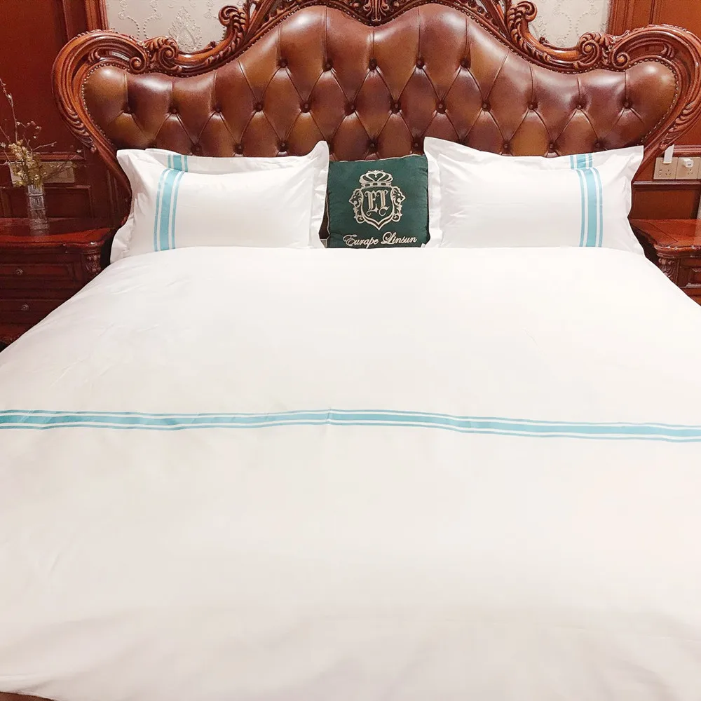 Deeda factory luxury hotel bed linen supplier in china