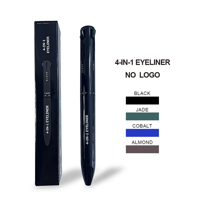 Makeup Pen 4 in 1 Colored Eyeliner Private Label Liquid Liner Waterproof Refillable Makeup Halloween