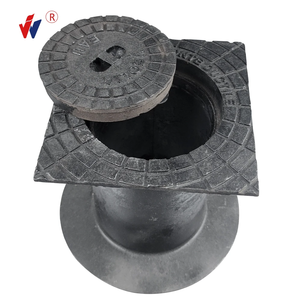 EN124 B125  to protect water meter box for fire fighting with black bitumen painting ductile iron fire Hydrant box