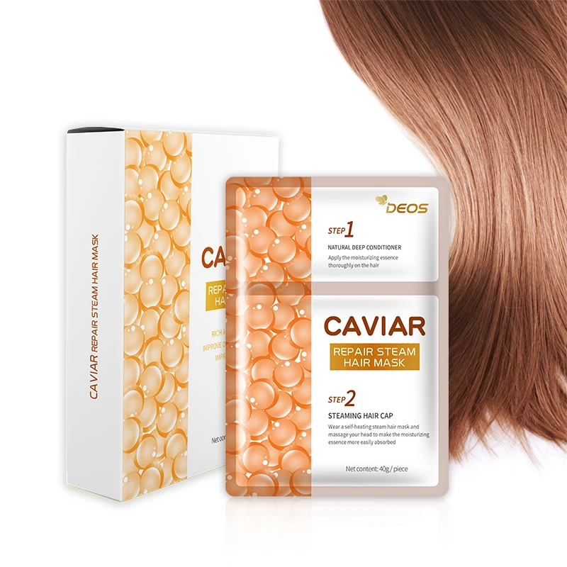 Private label repair hair salon home caviar steam fashion nourishing hair mask