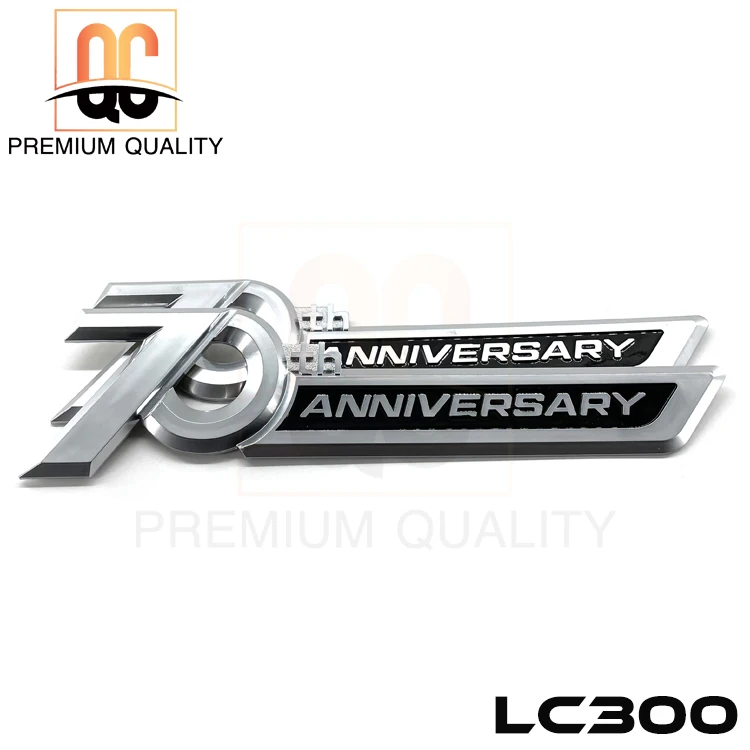 Auto spare parts 70th Anniversary rear fender emblem for Land Cruiser LC300