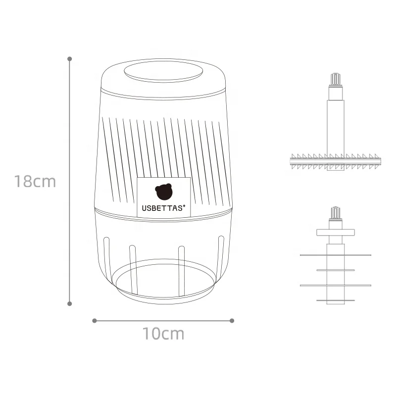 New Arrival Portable Baby Food Processor Electric SUS304 Stainless Steel Infant Mini Food Blender Baby Products