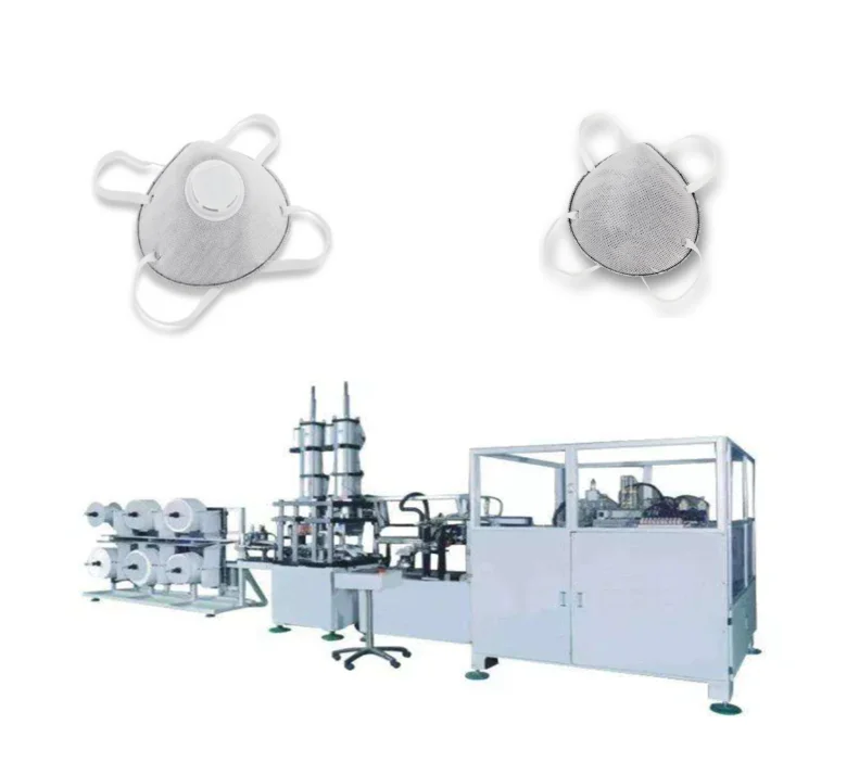 Автоматическая FFP2 FFP3 N95 N99 8112 маска респиратор в форме чашки лица производственная линия делая