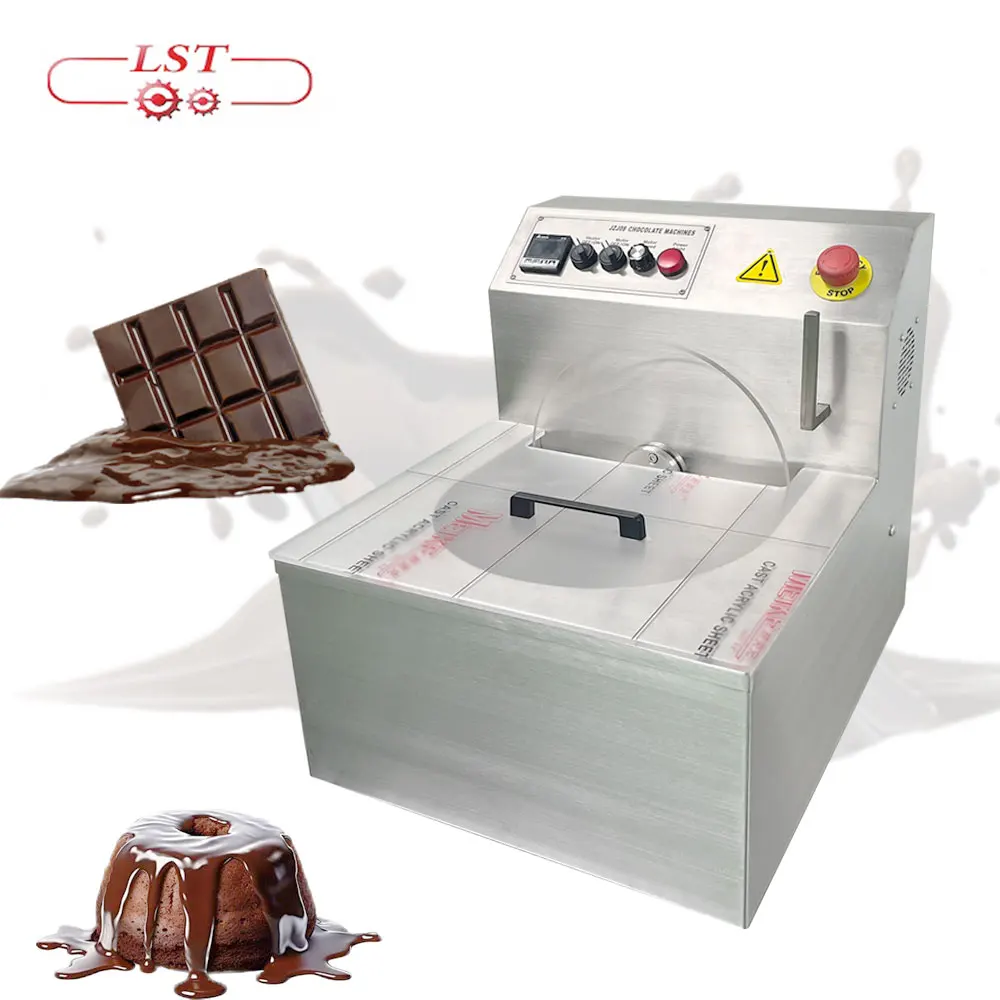 Small Manual Chocolate Melting Machine Maker 8kg 15kg Mini Chocolate Tempering Making Machine Price Templadora De Chocolate