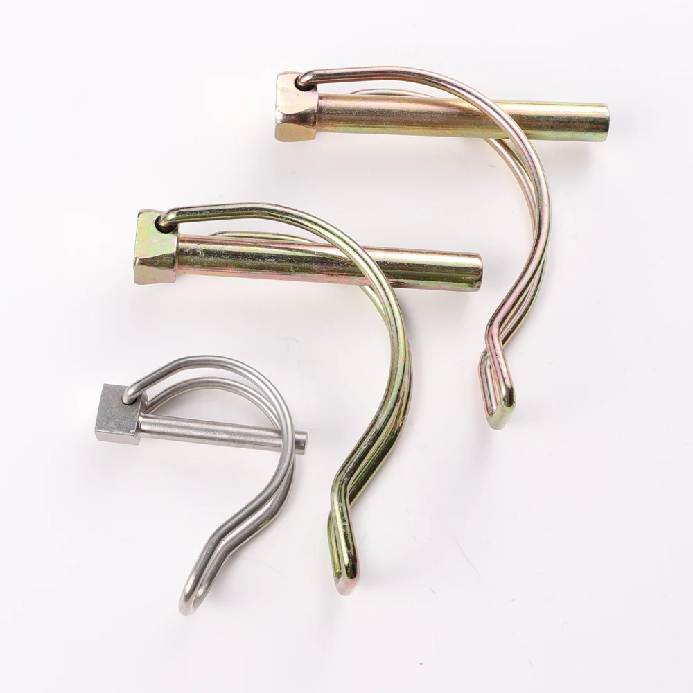 Factory Safety lynch Pipe Retaining Linch Pin Zinc-Plated Square Round Wire Lock Pin