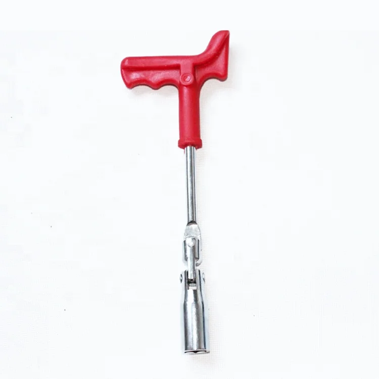 T-Type Universal Carbon Steel Socket Wrench 21mm & 17mm Chrome Finish DIY Grade Spark Plug Tool Industrial Use OEM Customizable