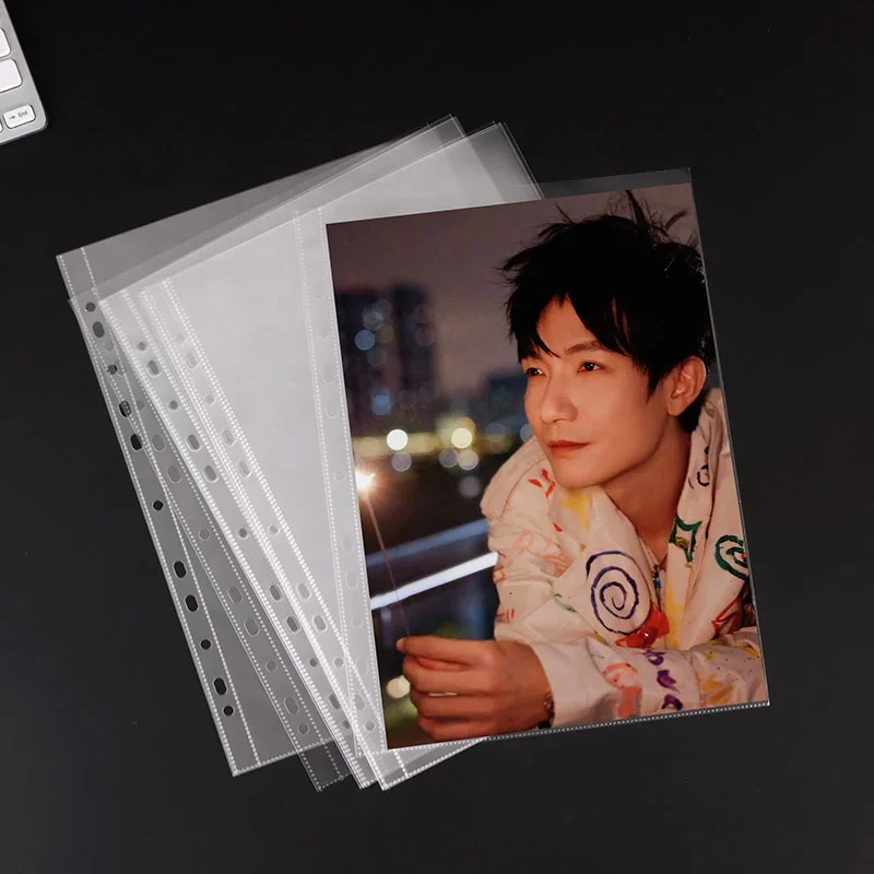 A4 Frosted Clear Protective Office Learning Test Paper Storage Folder Kit Document Sleeves Waterproof Folder Pp File Storage Bag