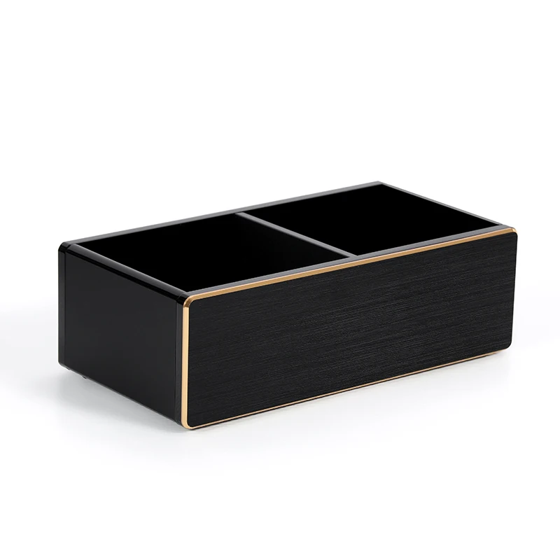 High quality hotel tea box with customized LOGO coffee and tea bag organizer storage box