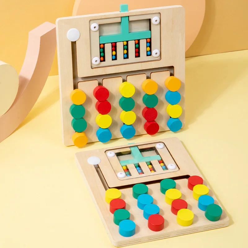 Moving Game Chess Logical Thinking Training Montessori Early Educational Desktop Toy