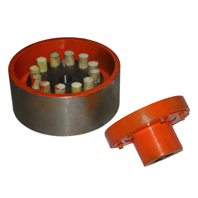 Чугунная Эластичная муфта вала, гибкие муфты с резиновым полиуретановым Пауком, муфты электродвигателя