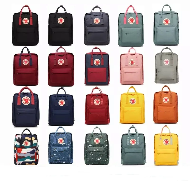Outdoor waterproof fox bag backpack student canvas school bag