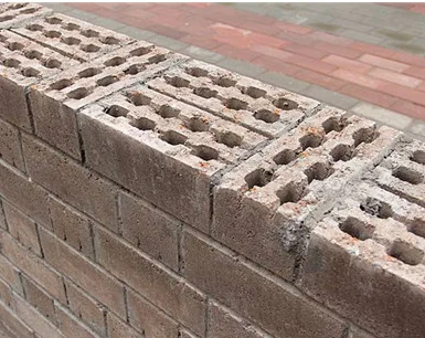 Modern Style Concrete Porous Brick Cement Material for Wall Usage