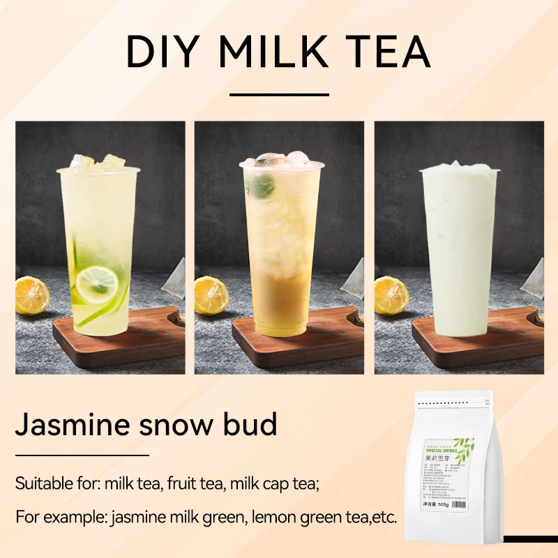 2024 Flavor-free Xueya Jasmine Green tea loose leaf milk tea shop fruit tea wholesale