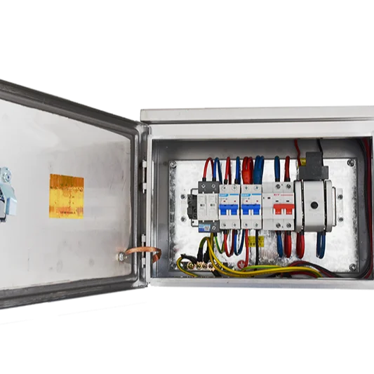 solar PV combiner box anti-reverse diode surge protection lightning arrester for solar power system