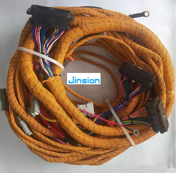 JINSION Drop shipping for higher quality Excavator 320C Cab External wire harness 204-9499 186-4605 AS-CHASSIS