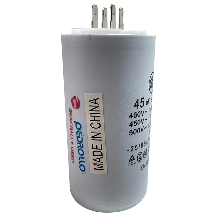 Конденсатор cbb60 20 мкФ 450vac 50/60hz