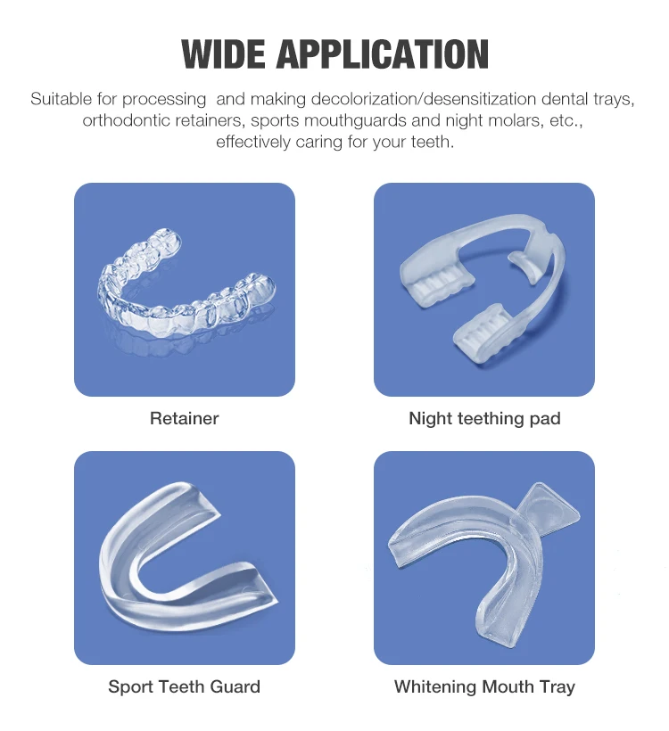 Dental Consumables TPU Material Transparent Medical Clear Aligner Dental Sheet