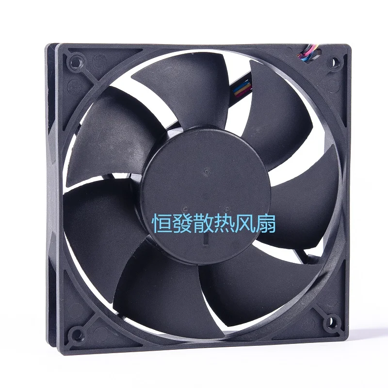 Avc Da12025b12l 12v 0.75a 12cm 12025 120x120x25 89cfm 0-30db Ultra Silent 4-wire Axial Flow Centrifugal Exhaust Cooling Fan