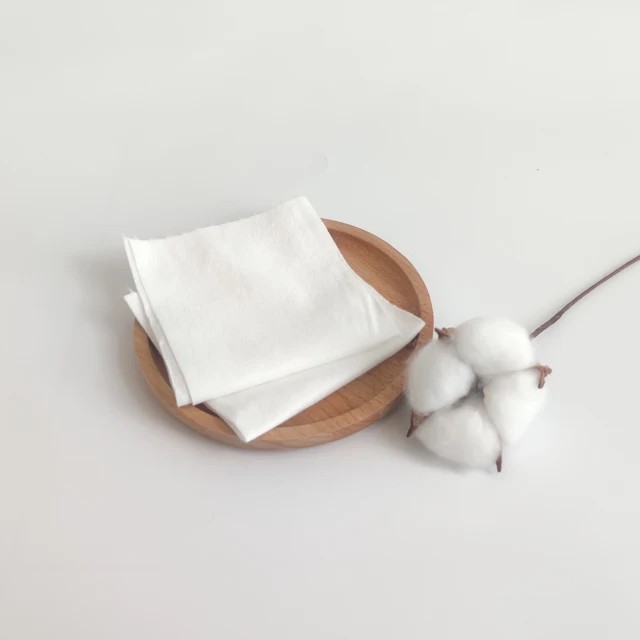 Wholesale organic disposable white bamboo women baby handtuch baumwolle face facial towel set