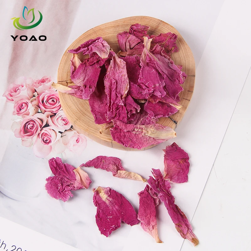 Pink Color Flowers Flakes Organic Herbal Chinese Traditional Dried Peony Flower Petals for Decoration Soap Tea Flowers