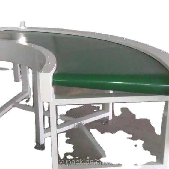 Line Industrial Transfer curve belt conveyor for Workshop