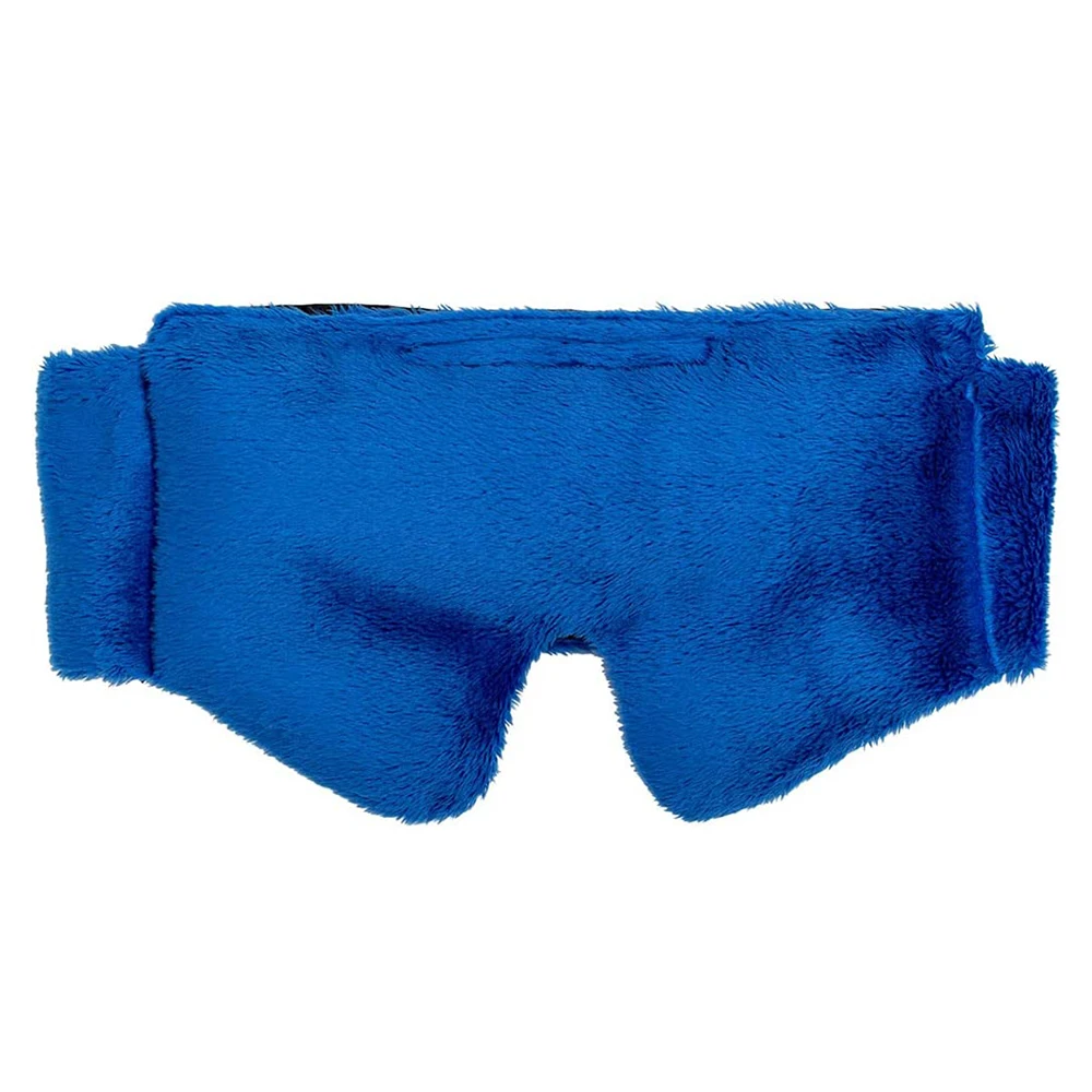 Plush Microwave Eye Mask Bean Bag Sleep Mask with Gel Ice Pack Washable Cover Lavender Aromatherapy