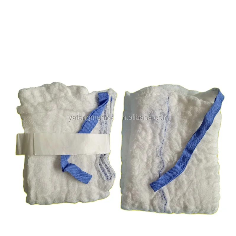 EO sterile double paper packing medical surgical lap sponge